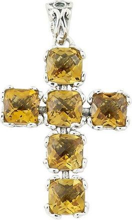 Samuel B. Silver 3.50 Ct. Tw. Citrine Pendant