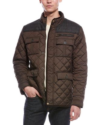 Cole Haan Diamond Quilt Barn Jacket