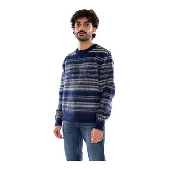 Only & Sons Only & Sons - Onsaiden RLX LS Crew Knit - Heren - Truien - Blauw - Maat: XL Acryl