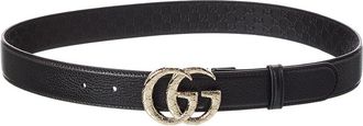 Gucci Gg Marmont Leather Belt
