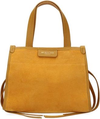 My Best Bags Firenze Diva Kleine Tas - Dames - Handtassen - Oranje - ONE Size - Leer - Tassen