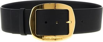 Dolce & Gabbana Dames, Accessoires, Zwart, Maat: 85 CM Leer