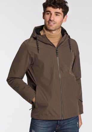 G.I.G.A. DX by killtec Funktionsjacke GW 32 MN JCKT, Herren, Gr. XXL, braun (olive braun), Web, Obermaterial: 100% Polyester, G.I.G.A. DX BY KILLTEC, kariert, mit Kn&ouml;pfen, J