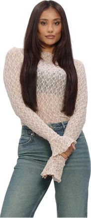Ibana Exclusives Kleding Taola - Dames - Longsleeves - Beige - S - Tops