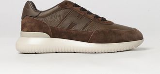 Hogan Sneakers H709 in pelle e camoscio con logo H laterale tono su tono