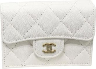 Chanel Pre-owned portafogli di pelle - - Pre-owned - Donna - Bianco - ONE SIZE