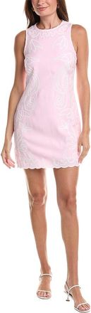 Avec Les Filles Seahorse Embellished Sleeveless Dress
