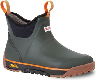 Xtratuf Unisex ADB Ice Rubber Olive Wellington Boots - Size UK 12