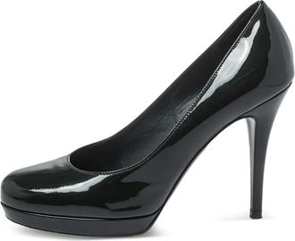 Saint Laurent Pumps in pelle verniciata 105 mm - Verde