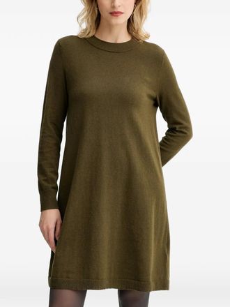 Marc O'Polo long-sleeve mini dress - Groen
