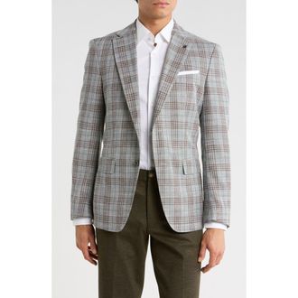 BOSS Hutson Virgin Wool Blend Sport Coat in Light/Pastel Green at Nordstrom Rack, Size 40
