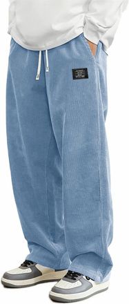 Generic Work Trousers Men Workwear Mens Jogging Bottoms for Elastic Waist Tracksuit Skinny Joggers Site with Elasticated Running Pants Gym Zip Pockets Straigh