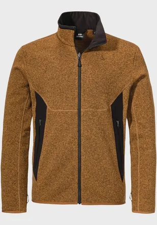 Sch&ouml;ffel Fleecejacke SCH&Ouml;FFEL Hiking CIRC Fleece Jk Style Yew MNS, Herren, Gr. 48, braun (4745, braun), Oberstoff: 100% Polyester; Futter: 100% Polyester; Ober