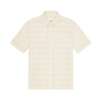 Les Deux Short Sleeve Shirts, male, Beige, Size: XL Charlie SS Shirt