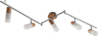 Lindby Foco christoph En Plateado De Madera - Lindby