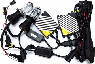 Trade Shop Trade Shop Traesio - Trade Shop - Kit Bixenon H4 H4-3 6000k 55w Hid Coppia Fari Luce Per Auto Centralina