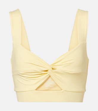 Norba Shell cutout sports bra