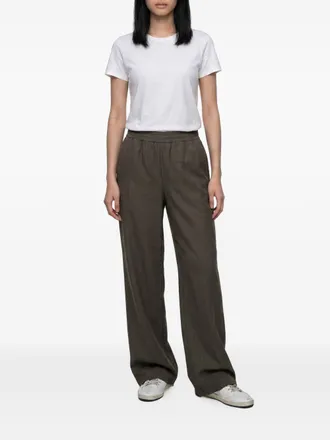 Golden Goose Ribbed Elastic Waist Joggers - Green
