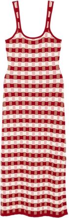 House of Sunny Abito Picnic Hockney - Rosso