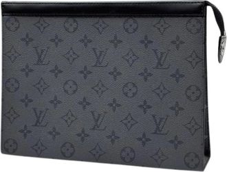 Louis Vuitton Pre-owned Clutches, male, Black, Size: ONE SIZE Pre-owned Clutch Bag