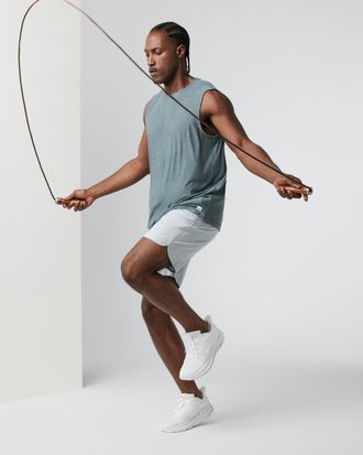 Vuori Clothing Banks Shorts | Sky Grey Linen Texture | XS, Size Extra Small