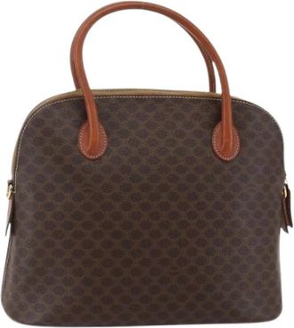 Celine Pre-owned Canvas Handbag - Dames - Vintage Handtas - Bruin - ONE Size - Vintage