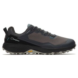 Berghaus Revolute Active Shoe Textile Synthetic Womens Lace Up Shoes - Black Dark Grey - Size:UK 8