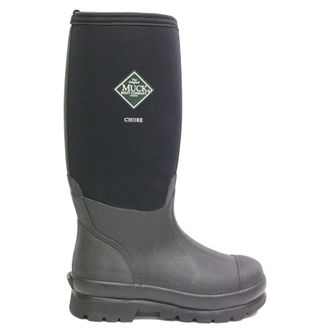 The Original Muck Boot Company Chore Textile Rubber Womens Boots - Black - Size:UK 5