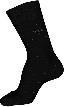 BOSS George Dots Dress Socks in Black at Nordstrom