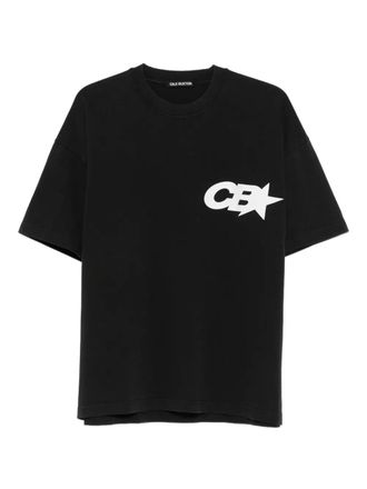 Cole Buxton logo T-shirt - men - Cotton - L - Black