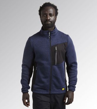 Diadora Sudadera De Trabajo Knitted Jacket Chicago - Xl - Azul