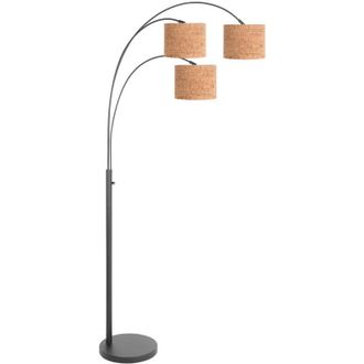 Steinhauer Steinhauer - L&aacute;mpara De Pie - Sparkled Light - Natural Negro