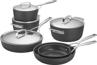 Demeyere Alupro 10-Piece Aluminum Cookware Set in Black at Nordstrom