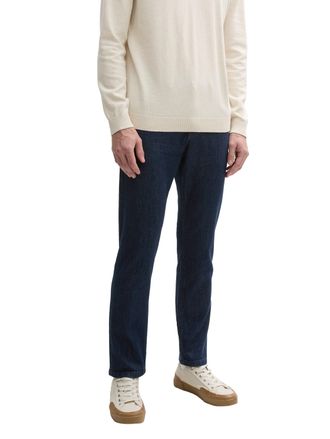 Tom Tailor Slim-fit-Jeans TOM TAILOR JOSH, Herren, Gr. 32, L&auml;nge 34, blau (rinsed blau denim), Denim/Jeans, Obermaterial: 98% Baumwolle, 2% Elasthan, unifarben, 