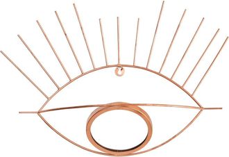 Nearly Natural 19-in Gold Metal Eye Wall Mirror at Nordstrom