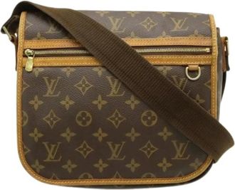Louis Vuitton Pre-owned Cross Body Bags, female, Brown, Size: ONE SIZE Pre-owned Canvas Cross Body Bag
