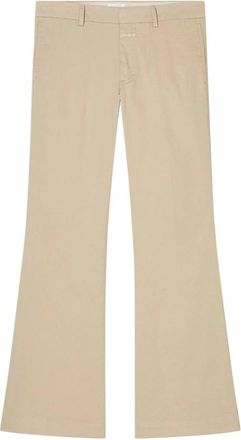 Closed Broeken, Dames, Beige, W27, Katoen, Beige Verborgen Voorkant Jeans