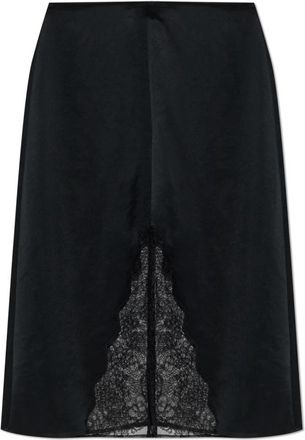 Anine Bing Malou Rok - Dames - Midirokken - Zwart - XS - Rokken