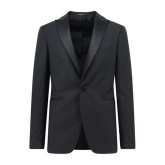 Tagliatore Bruce Smoking Jacket - male - Tagliatore - Blazers - Black - L - Suits
