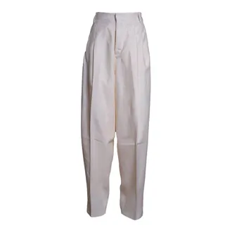 Laneus Tapered Trousers, female, Beige, Size: XS Pleated Trousers