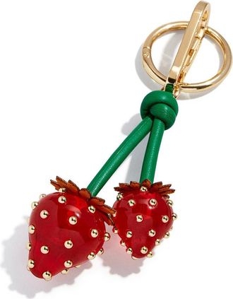 BaubleBar Berry Sweet Strawberry Bag Charm in Red at Nordstrom