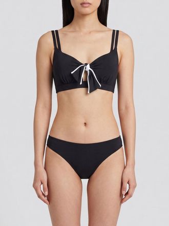 Max Mara Top bikini off-the-shoulder in poliammide con scollo a V