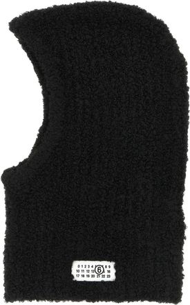 Maison Margiela Wolmix Balaclava - Dames - Hoeden - Zwart - M - Wol - Accessoires