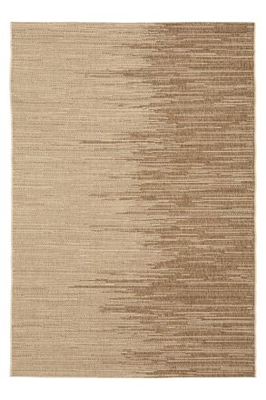 AFK Living Alfombra interior de exterior de estilo &eacute;tnico beige 120 x 170 cm