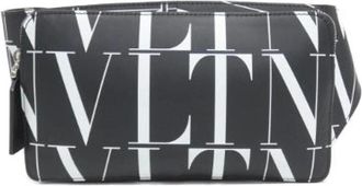Valentino Pre-owned Cross Body Bags, male, Black, Size: ONE SIZE Pre-owned Leather crossbody-bags