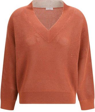 Brunello Cucinelli Multicolor Cashmere Womens Sweater