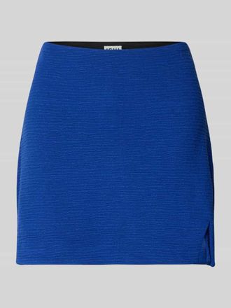 Ichi Skort aus Viskose-Mix mit elastischem Bund in Blau, Gr&ouml;&szlig;e XXL