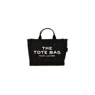 Marc Jacobs Canvas Medium Tote Bag - female - Marc Jacobs - Shopping Bags - Black - ONE SIZE - Bags