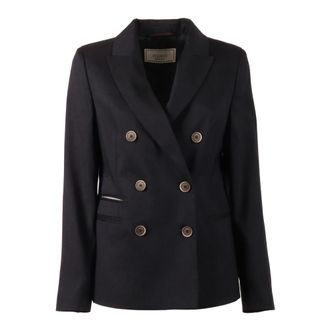 PESERICO Peserico, Blazers, female, Blue, Size: XS Blazer