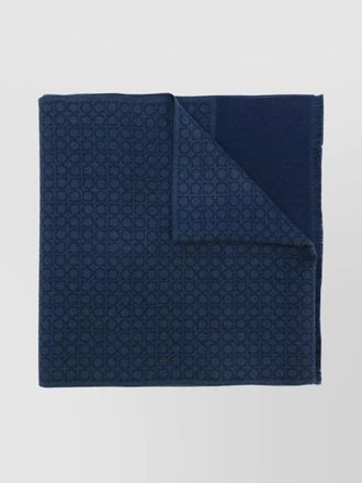 Ferragamo gancini motif wool scarf